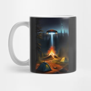 UFO fire Camping Mug